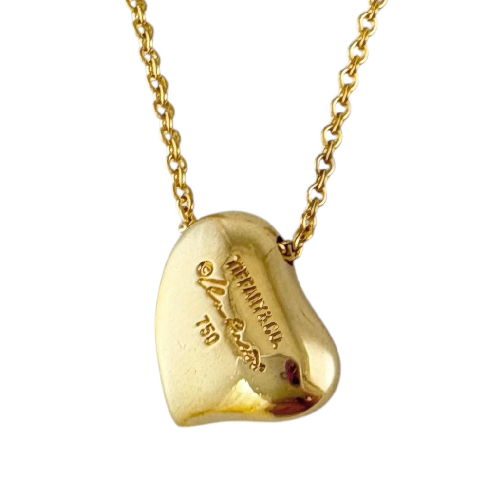 TIFFANY&Co. ティファニー フルハート ネックレス 18金 K18イエロー