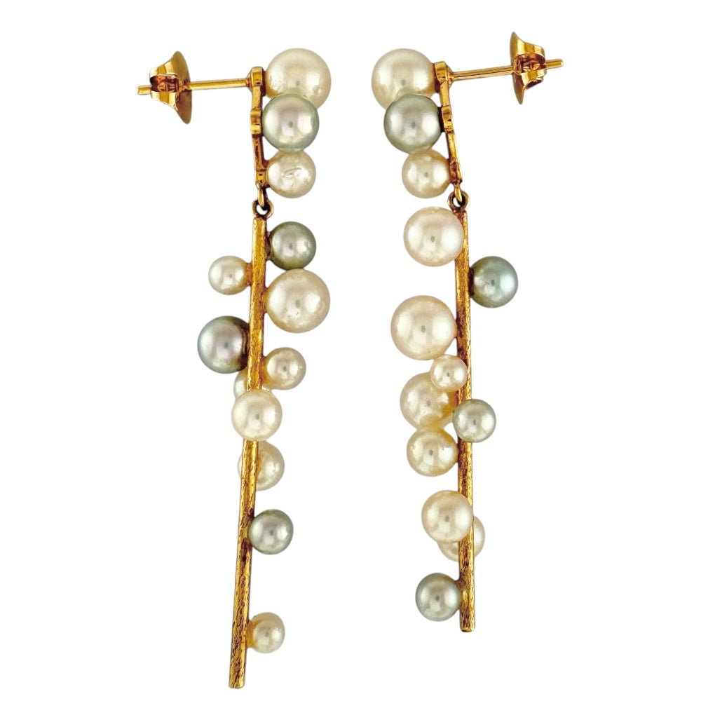 TASAKI タサキ ピアス 18金 K18イエローゴールド パール レディース