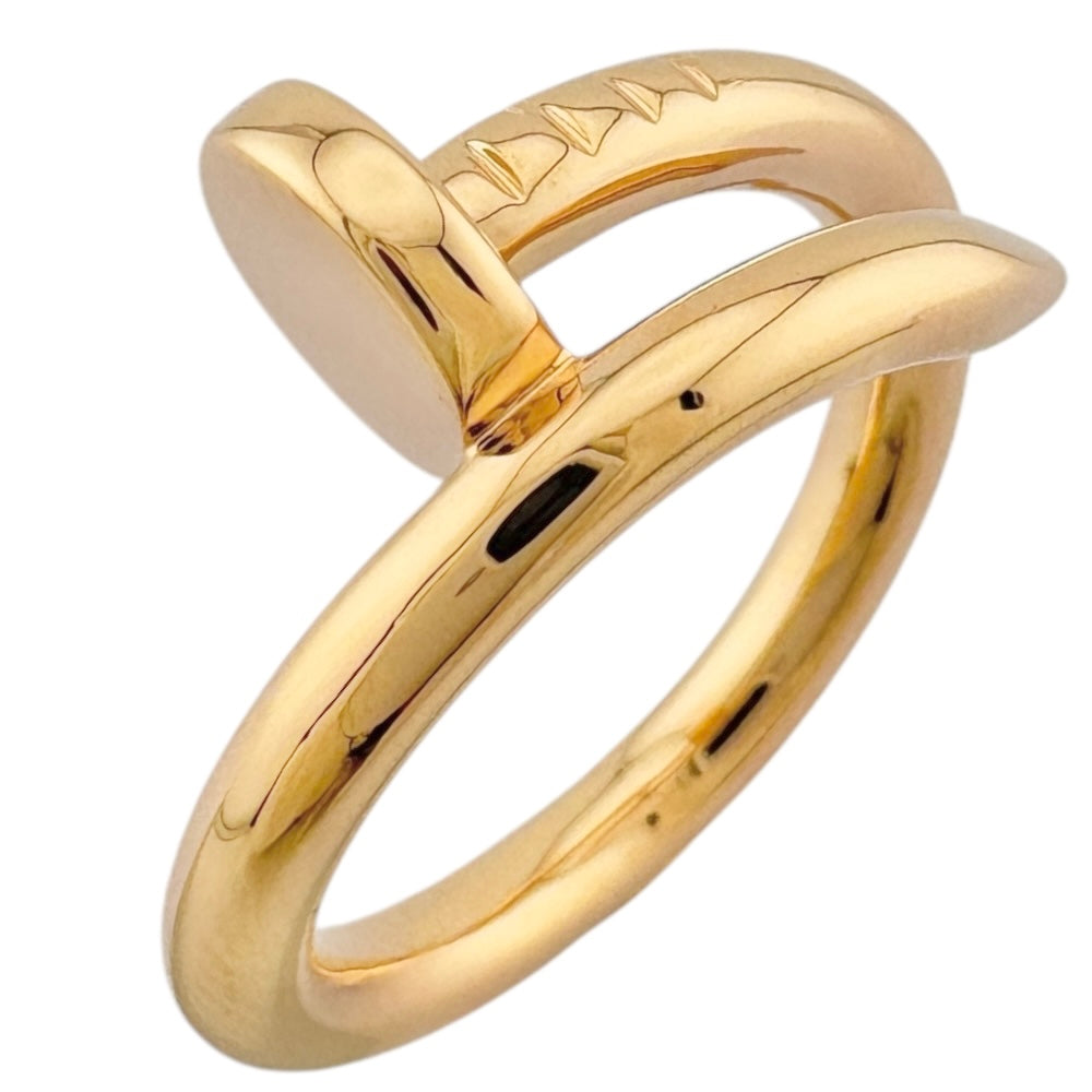 CARTIER カルティエ ジュストアンクル リング 指輪 9号 18金 K18ピンク