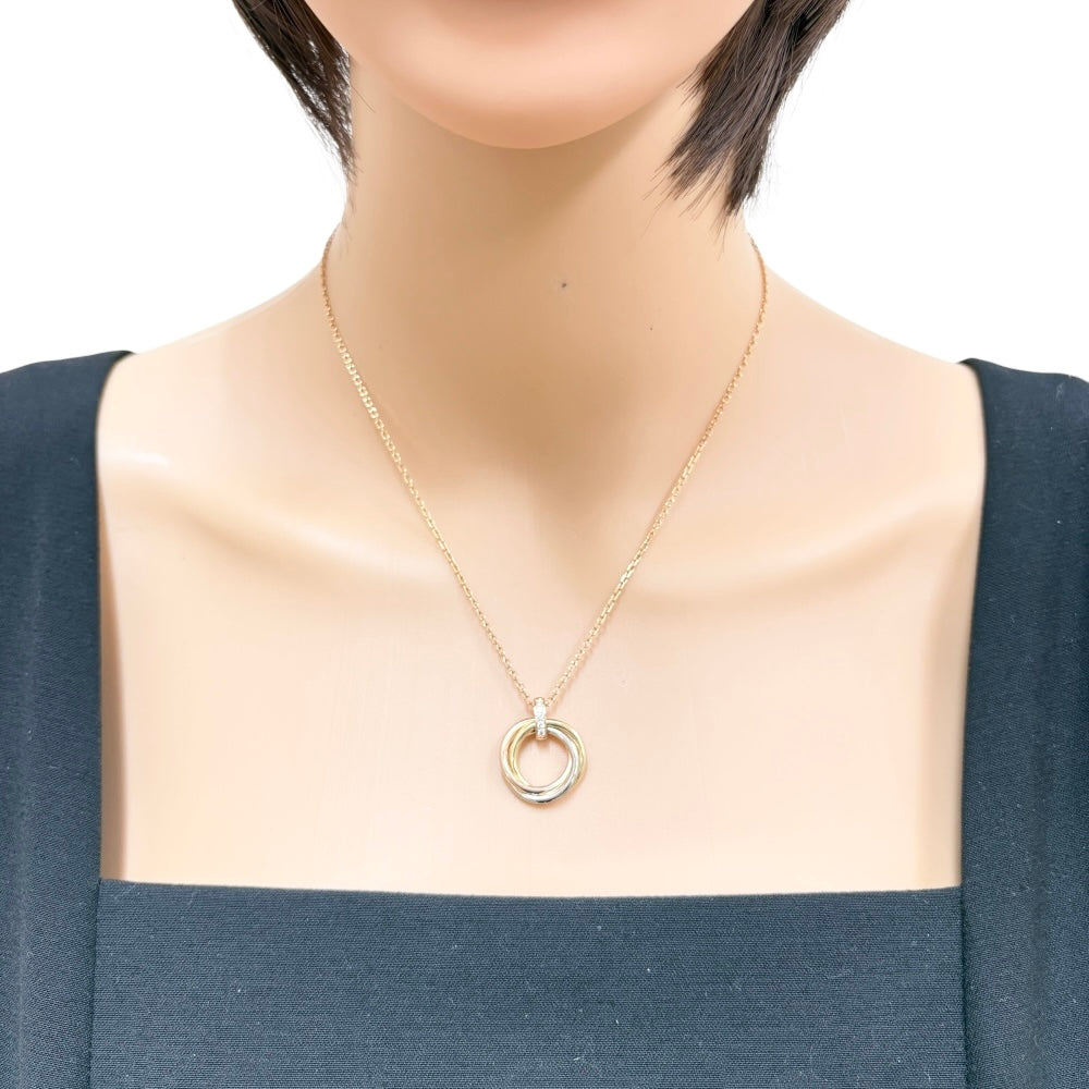 CARTIER カルティエ トリニティ ネックレス 18金 K18ピンクゴールド