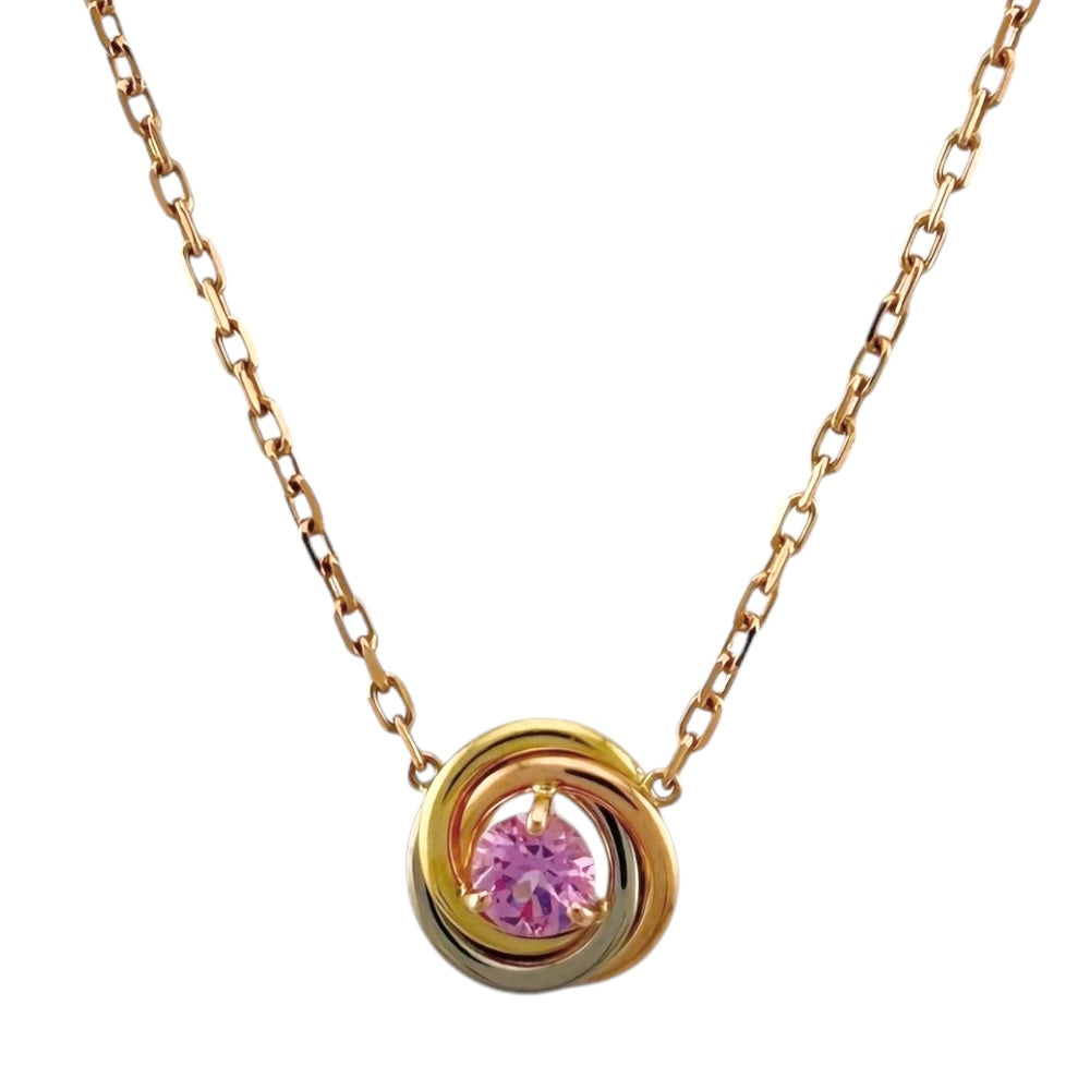 CARTIER カルティエ ベビートリニティ ネックレス 18金 K18ピンク 