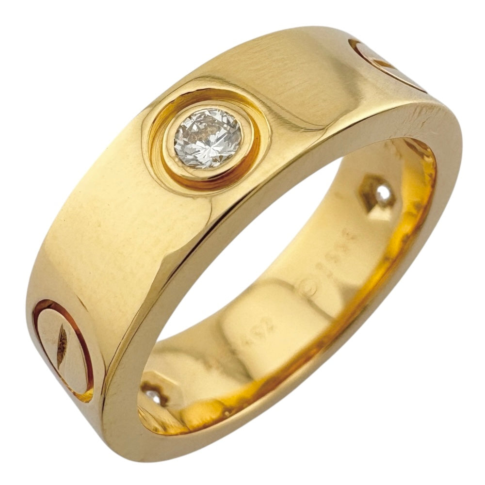 CARTIER カルティエ ラブ リング 指輪 10号 18金 K18イエローゴールド