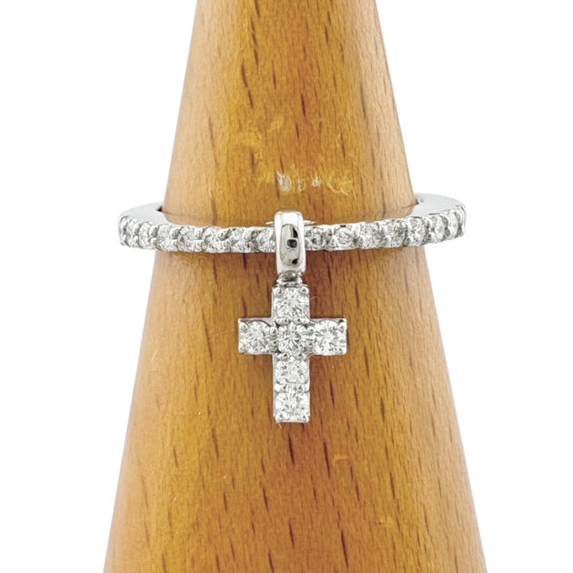 Jewelry】K18YG イエローダイヤモンド デザインリング イエロー  