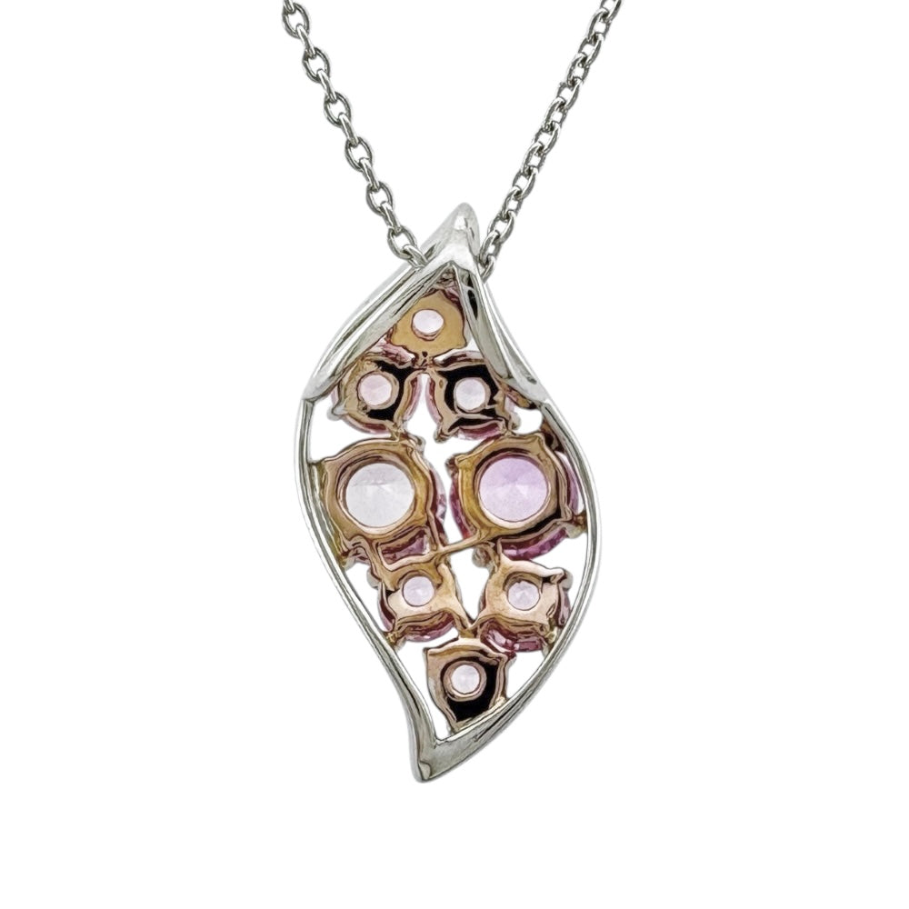 TASAKI K18 ローズクォーツ ペンダント 楽天市場】タサキ ローズクォーツ ネックレス D0.13ct K18