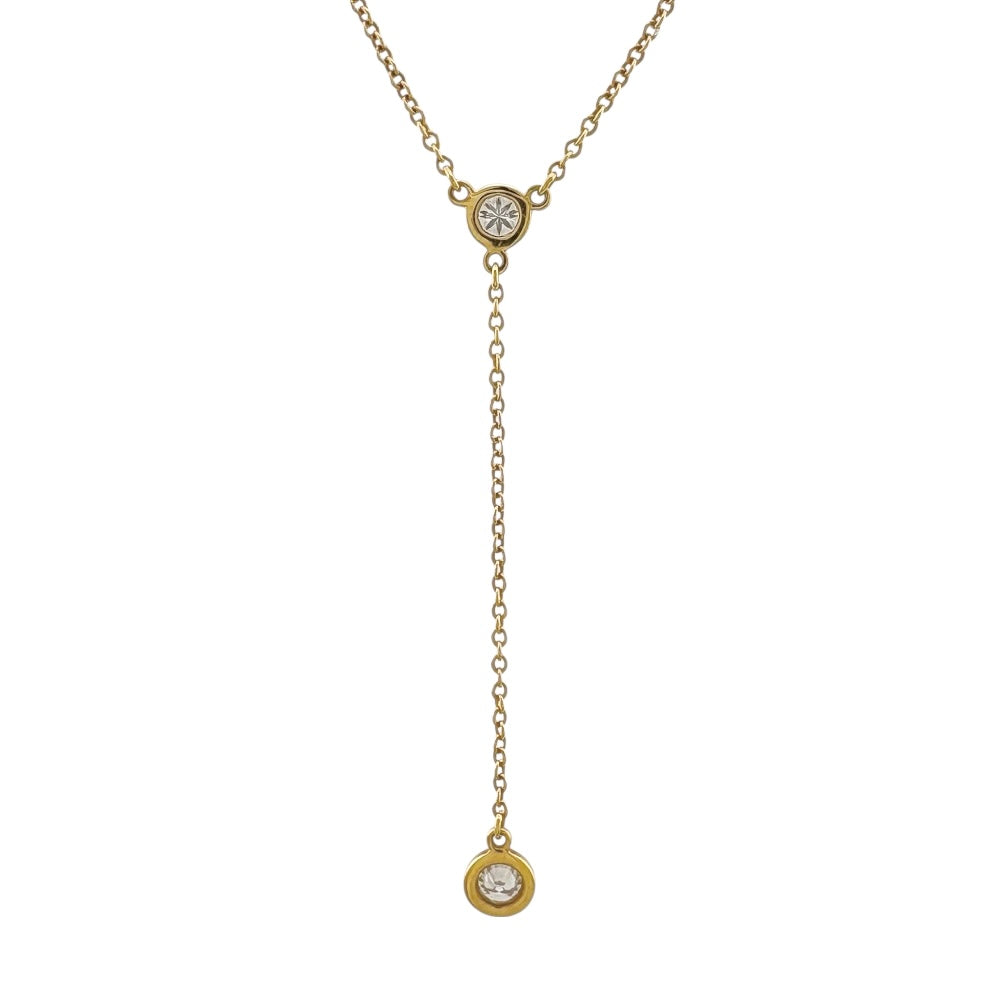 TIFFANY&Co. ティファニー バイザヤードドロップ 約0.08ct 約0.14ct