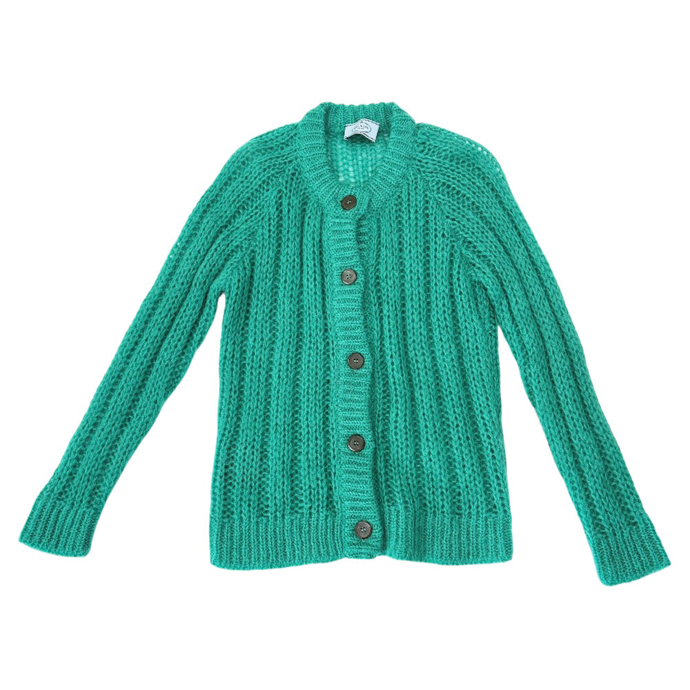 PRADA Prada cardigan nylon ladies used – 【公式】リサイクルキング