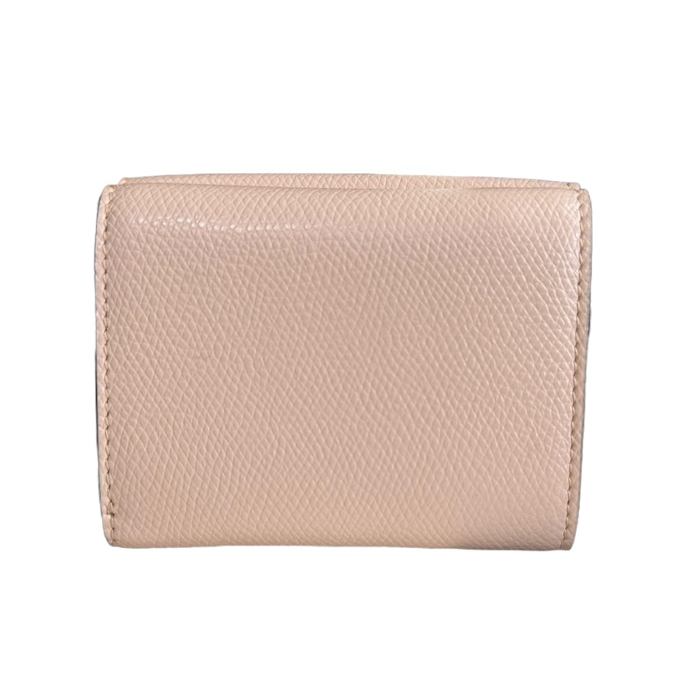 FENDI フェンディ ズッカ 三つ折り財布 レザー レディース 中古