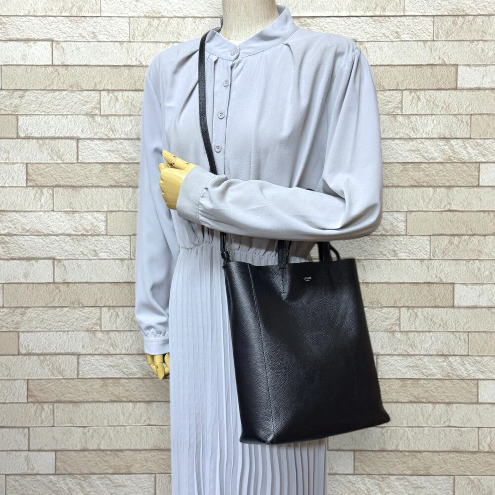 CELINE セリーヌ バーティカルカバ スモール ショルダーバッグ レザー