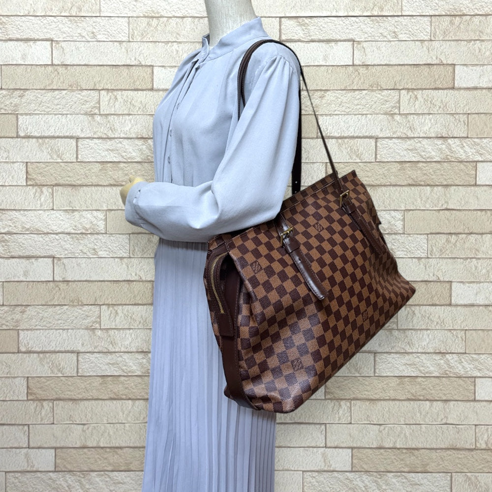 LOUIS VUITTON ルイヴィトン チェルシー ダミエ トートバッグ ダミエ
