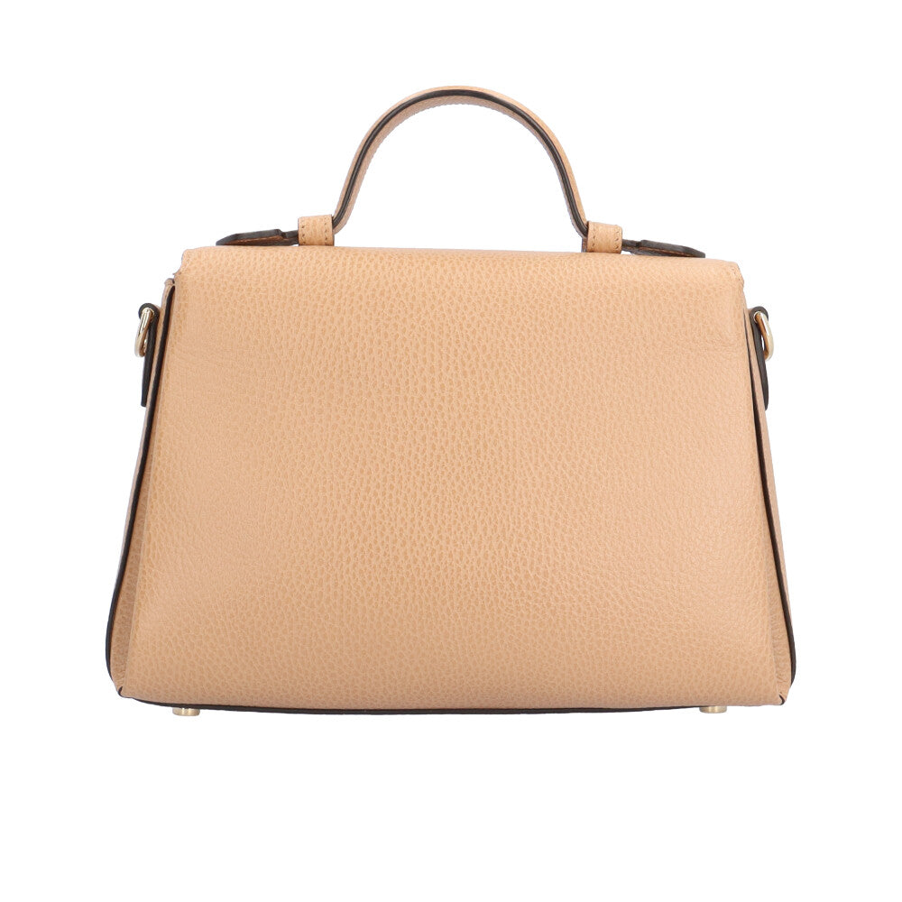 GUCCI グッチ インターロッキングG ショルダーバッグ レザー ベージュ