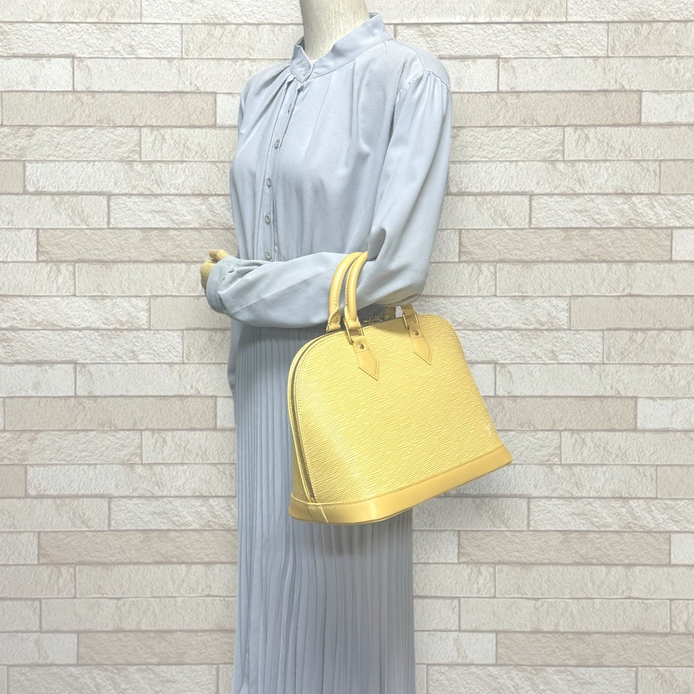 LOUIS VUITTON ルイヴィトン アルマ エピ ハンドバッグ エピレザー
