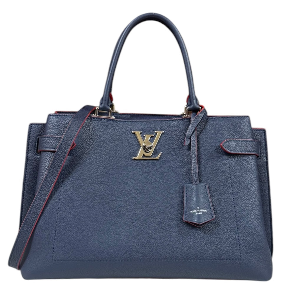 LOUIS VUITTON Louie Vuitton Rock Me Day Shoulder Bag Leather Navy
