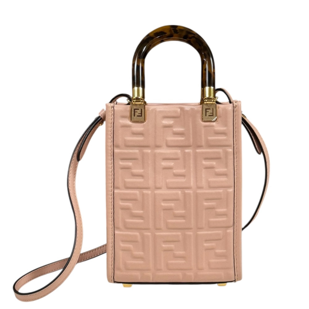 FENDI フェンディ サンシャインショッパーミニ ショルダーバッグ