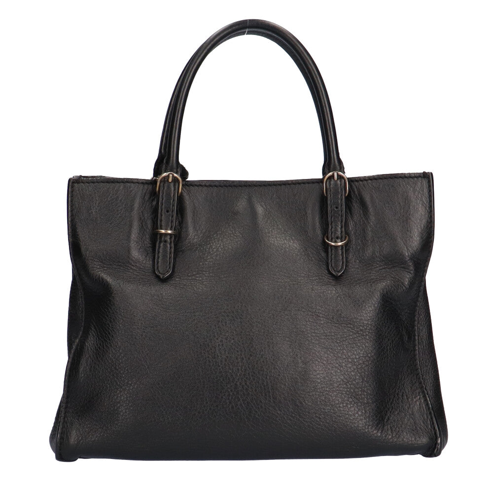【美品】  BALENCIAGA / バレンシアガ | Papier Exotic leather / 2way ショルダー付き パイソン レザー ペーパー ハンドバッグ | ブラック | レディース 美品】 BALENCIAGA / バレンシアガ | Papier Exotic leather / 2way