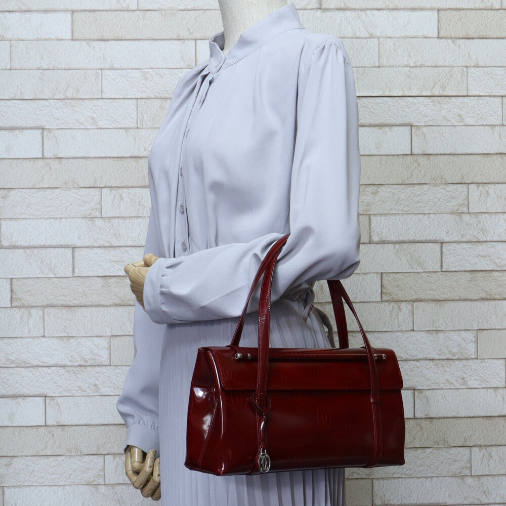 Cartier Happy Birthday handbag, patent leather, red, women's, pre