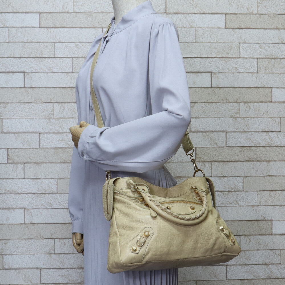 美品 バレンシアガ ザ・タウン バックベージュBALENCIAGA バレンシアガ BALENCIAGA バッグ （ベージュ） -waja bazar - 海外