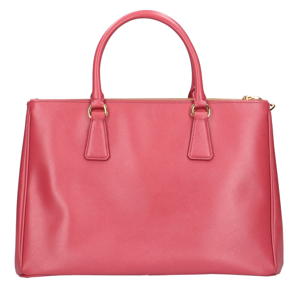 プラダ PRADA ガレリア サフィアーノ ショルダーバッグ レザー ピンク