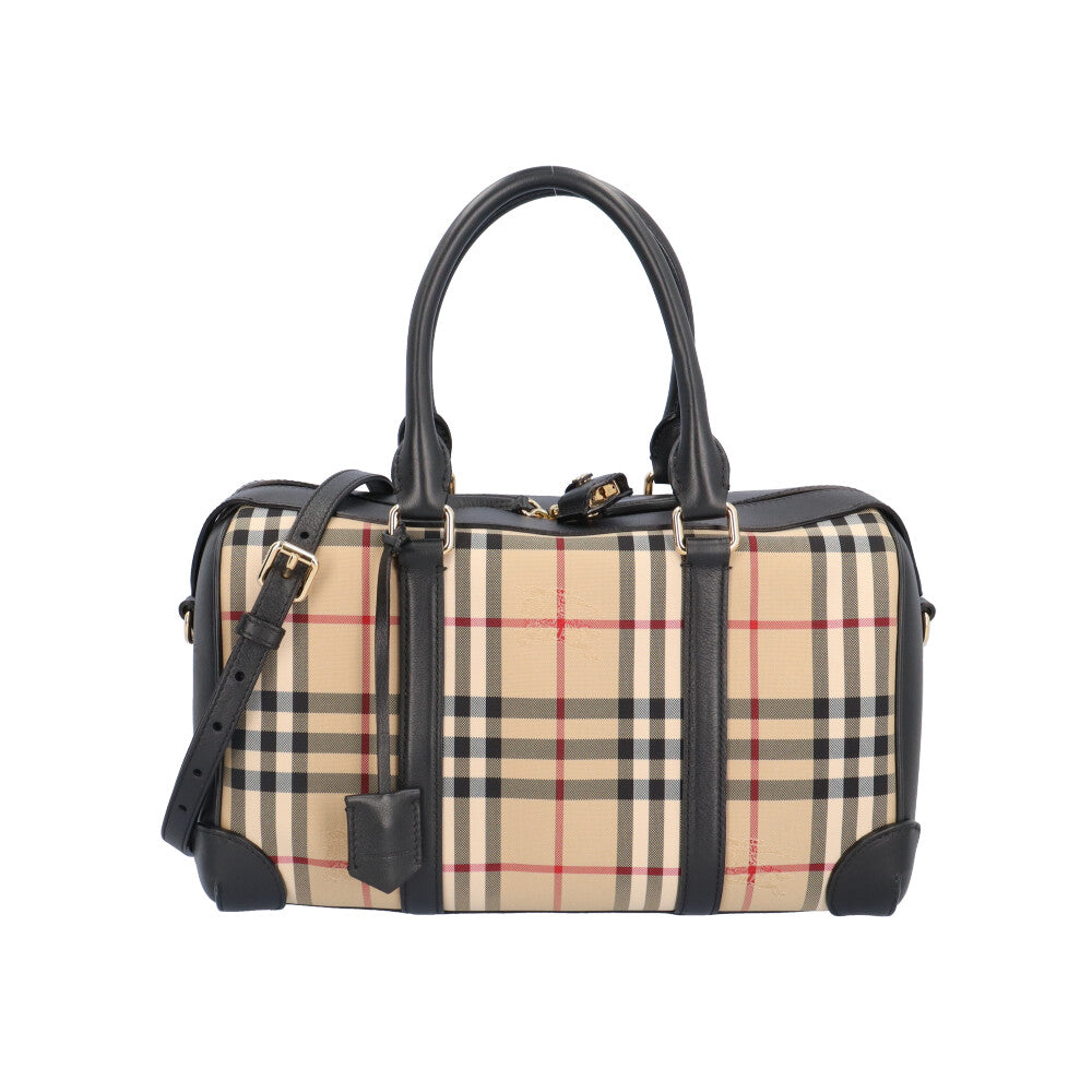 BURBERRY バーバリー ノバチェック ショルダーバッグ レザー