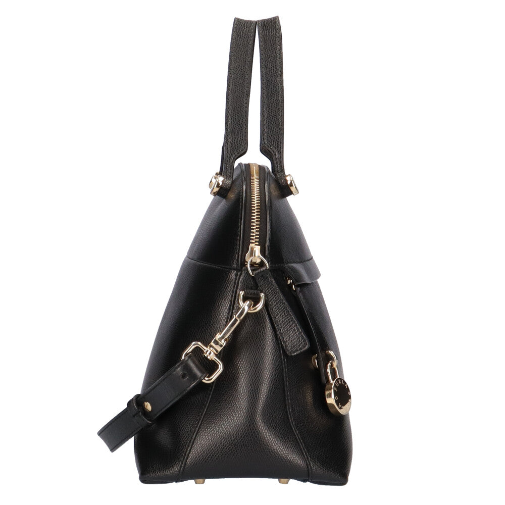 Furla M Piper Shoulder Bag Leather Black Women's Used – 【公式