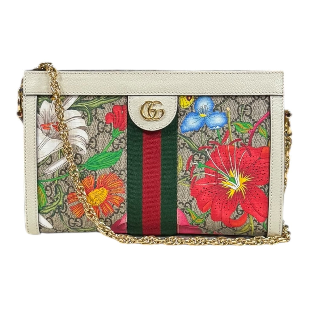 GUCCI グッチ GGフローラスモール オフィディア ショルダーバッグ