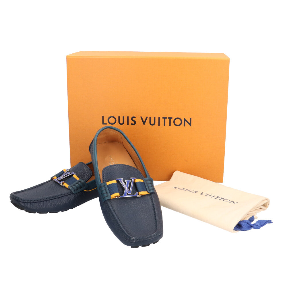 LOUIS VUITTON Monte Carlo Line Loafers Leather Men's Used – 【公式