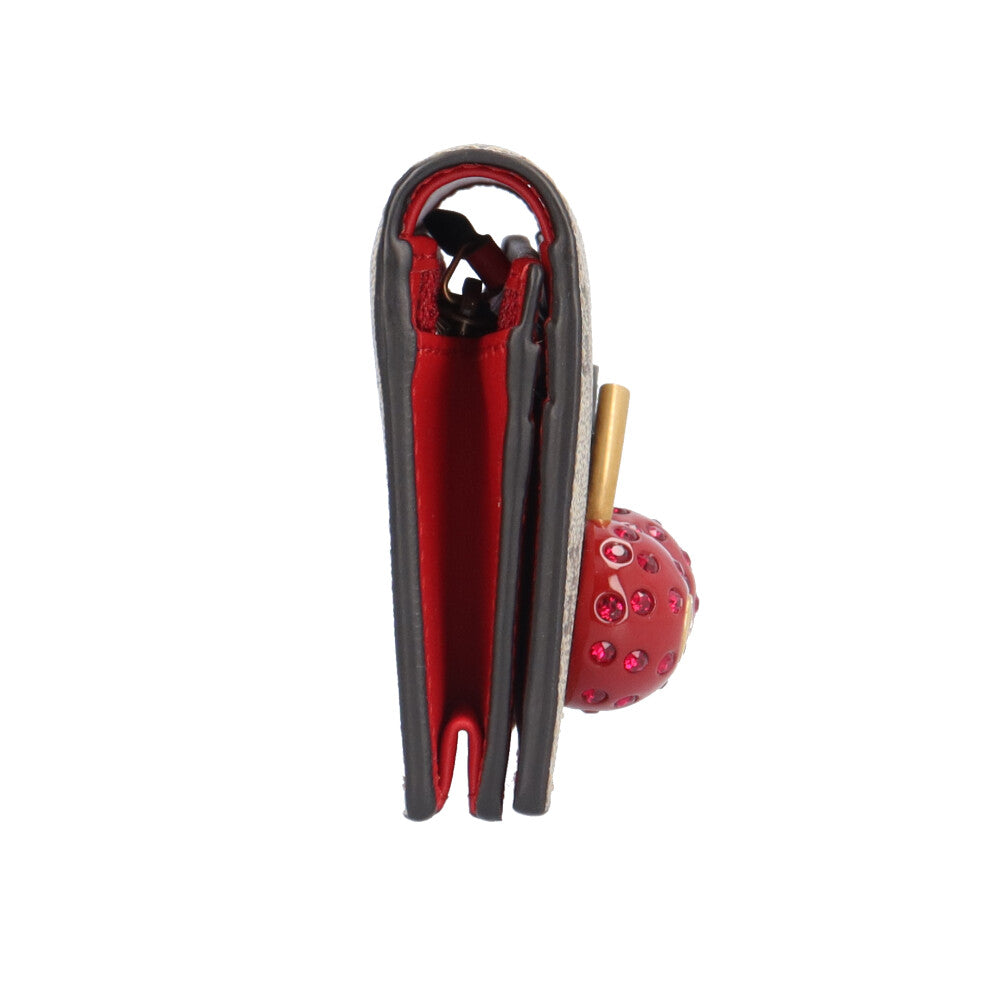 GUCCI グッチ チェリー GGスプリーム 二つ折り財布 GGスプリーム