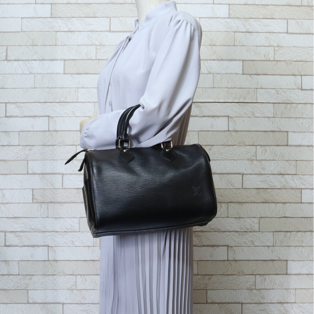 Louis Vuitton エピレザー ブラック ハンドバッグ　スピーディ 25 LOUIS VUITTON ルイヴィトン スピーディ25 エピ ハンドバッグ
