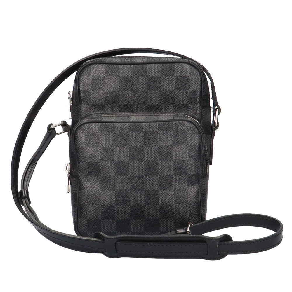 【超極美品】ルイヴィトン ショルダーバッグ アマゾン レム ダミエ グラフィット LOUIS VUITTON 超美品 ルイヴィトン ダミエグラフィット レム
