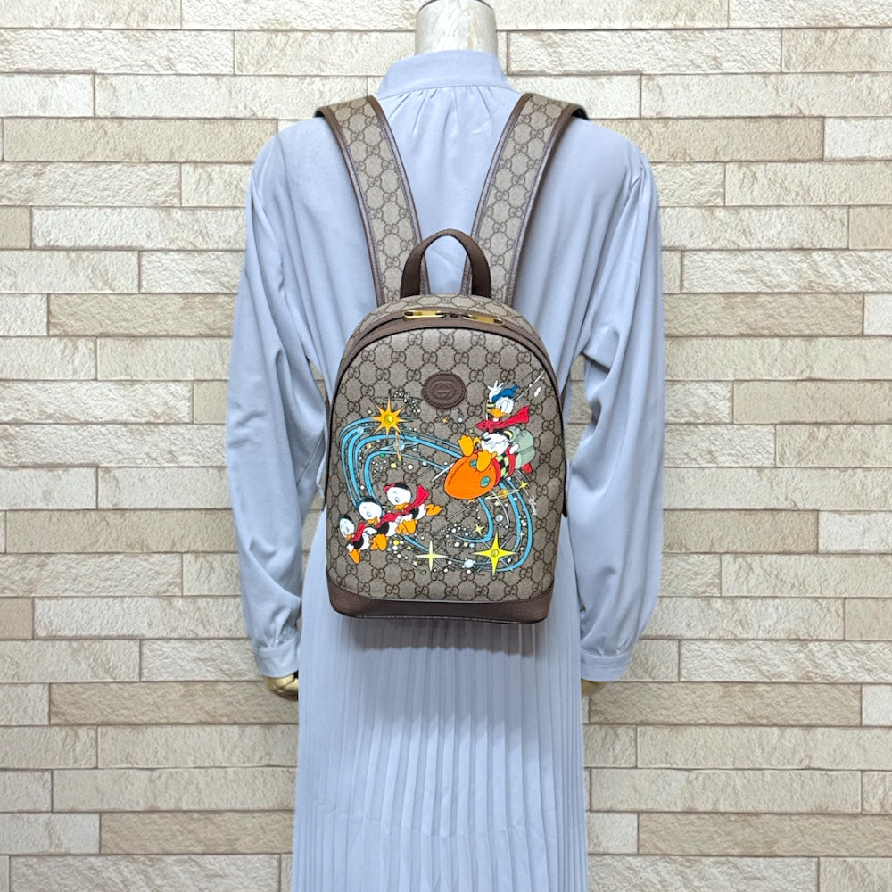 GUCCI グッチ ディズニーコラボドナルドダック GGスプリーム リュック