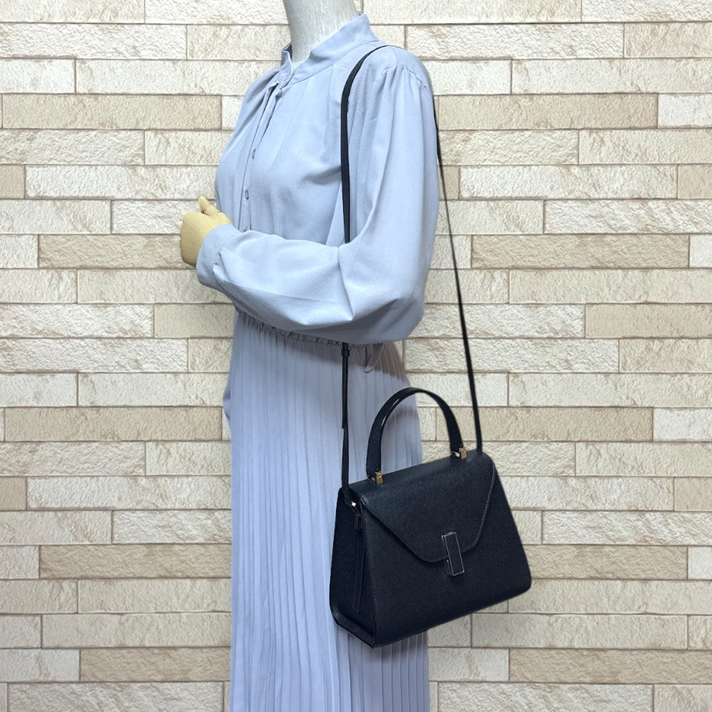 Valextra ヴァレクストラ ミニイジィデ ショルダーバッグ レザー