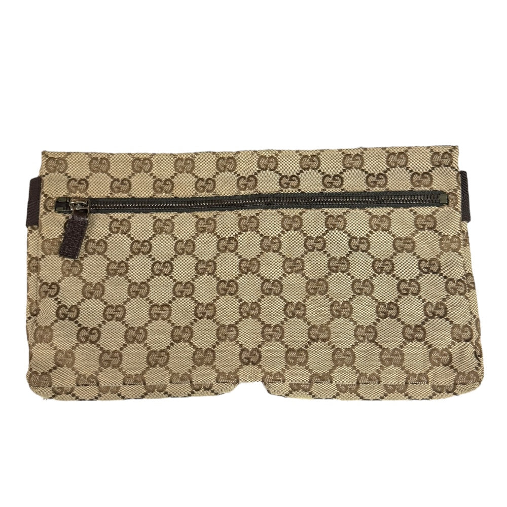 GUCCI グッチ GGキャンバス ウエストバッグ GGキャンバス ブラウン