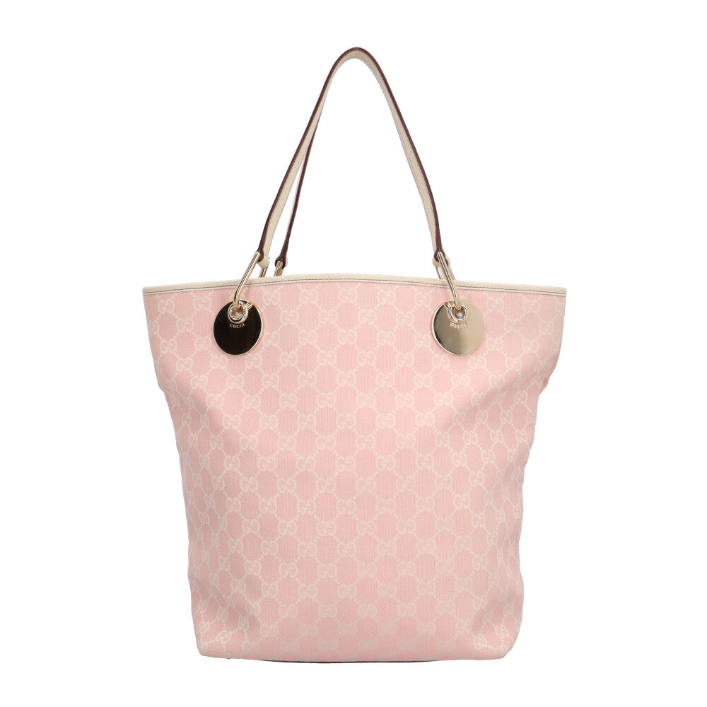 GUCCI Gucci GG Campus Tote Bag GG Canvas Pink Ladies Used – 【公式
