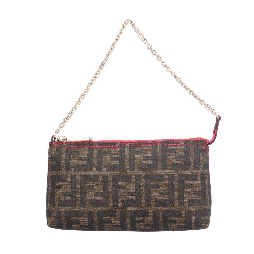 FENDI フェンディ ズッカ ハンドバッグ PVCコーティングキャンバス