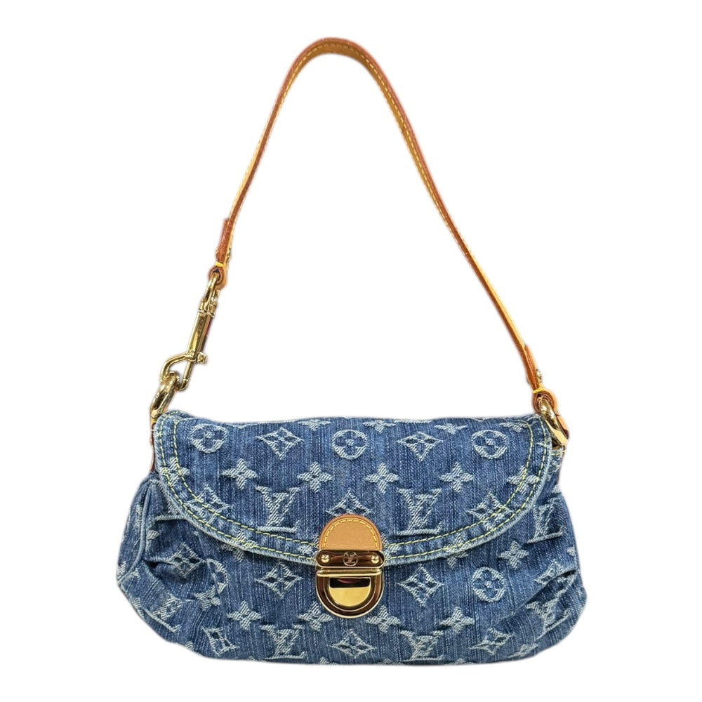 LOUIS VUITTON ルイヴィトン ミニプリーティ モノグラムデニム