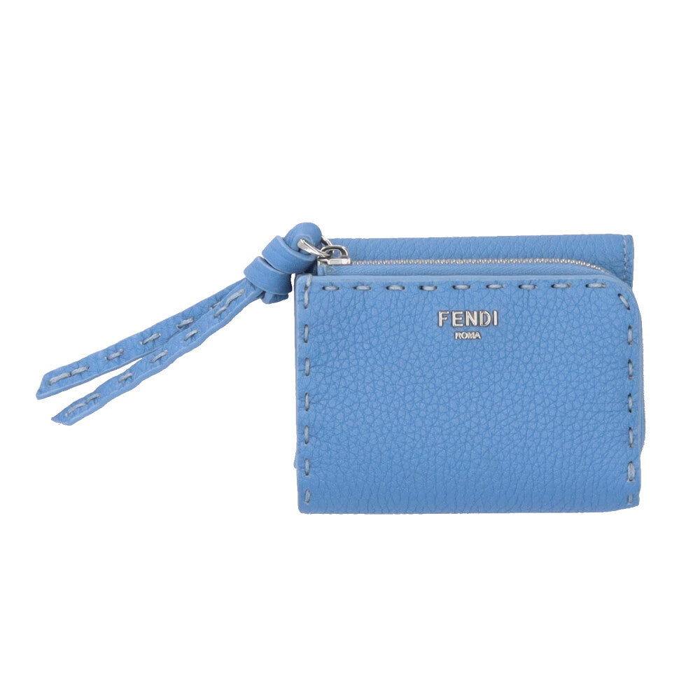 FENDI フェンディ ピーカブーマイクロ セレリア 三つ折り財布 レザー