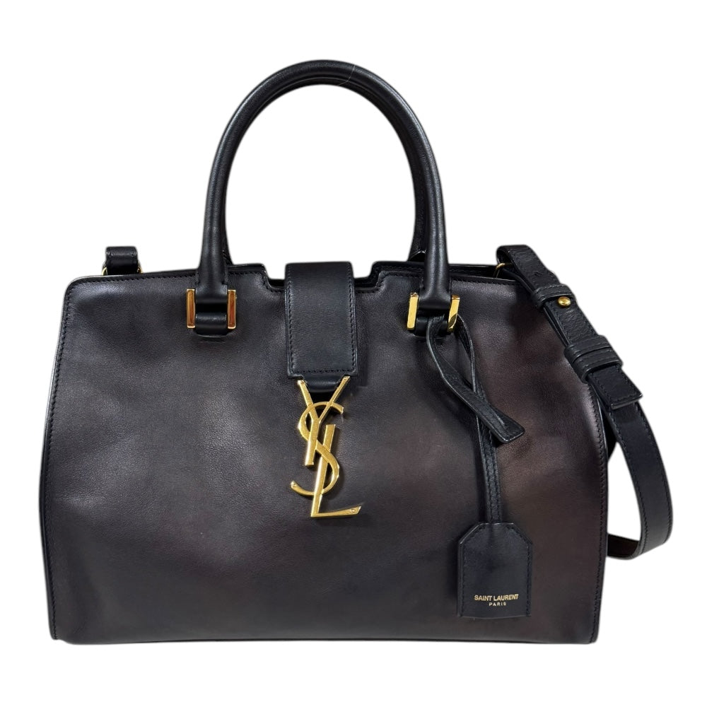 SAINT LAURENT サンローラン ベイビーカバス ショルダーバッグ レザー