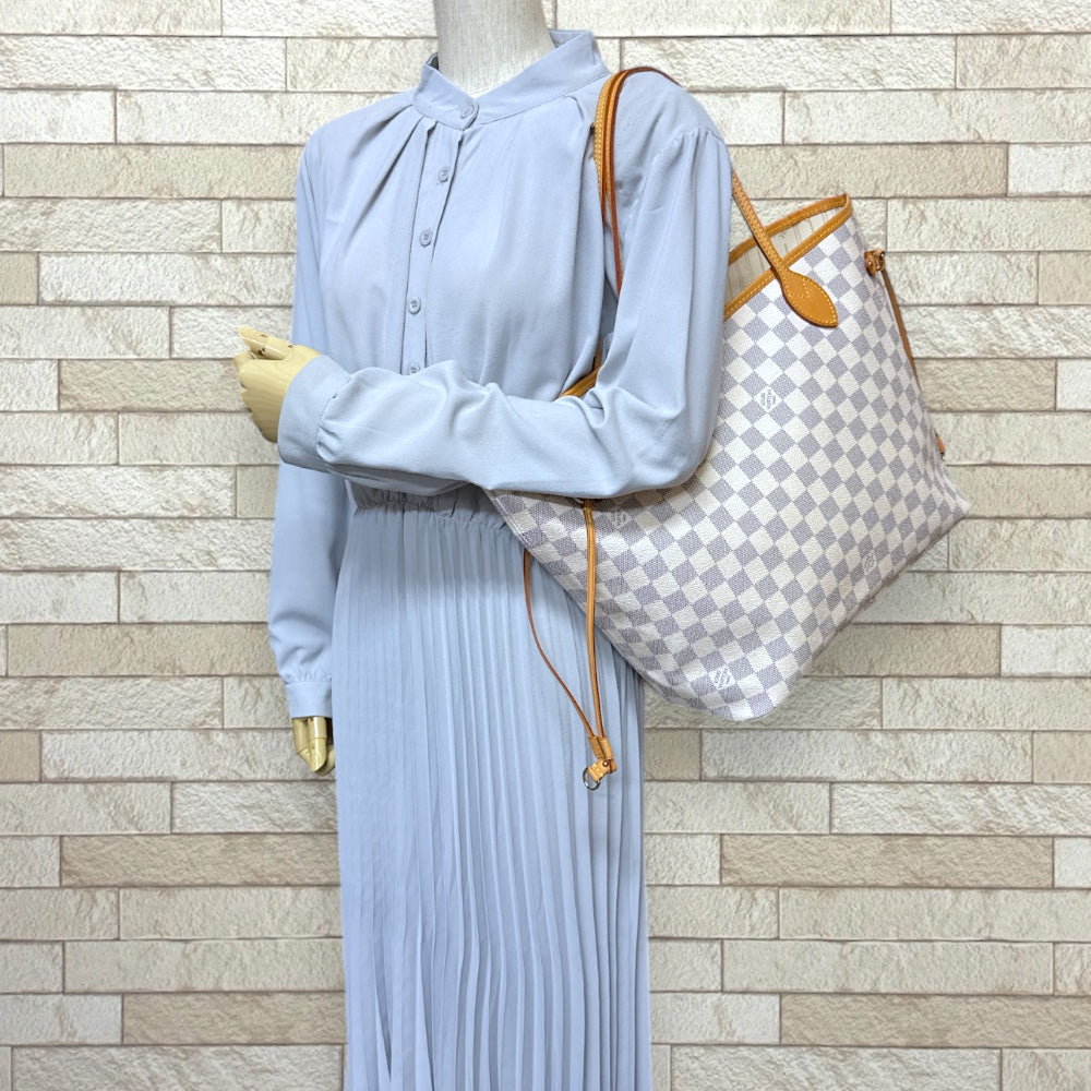 LOUIS VUITTON ルイヴィトン ネヴァーフルMM ダミエアズール トート 