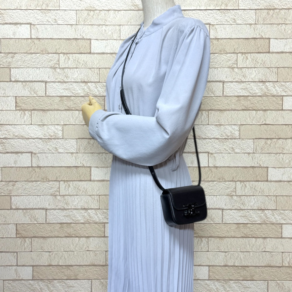 CELINE セリーヌ ミニクロード ミニトリオンフ ショルダーバッグ
