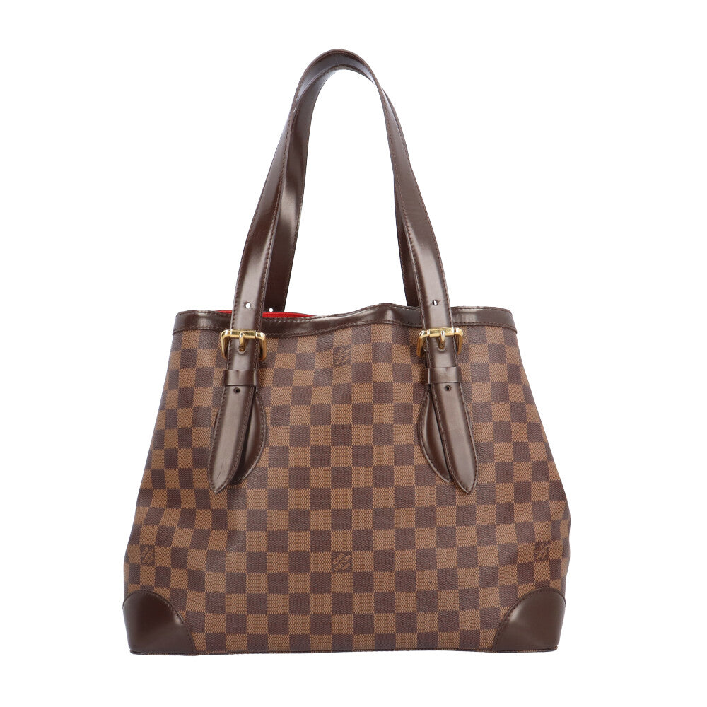 LOUIS VUITTON Hampstead MM Damier Shoulder Bag Damier Canvas Brown