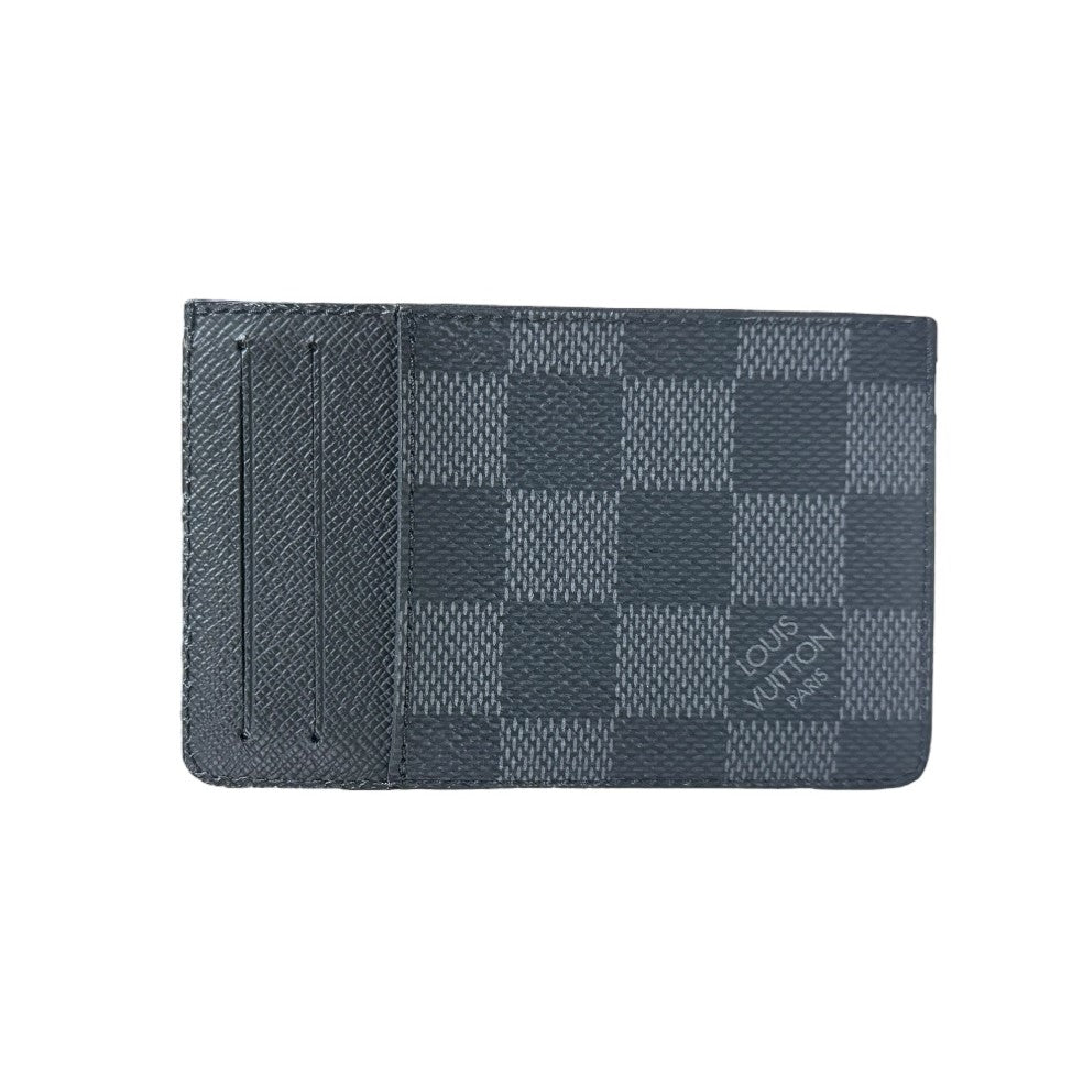 LOUIS VUITTON Neo Port Carte Dami Graphit Card Case Dami Graphit
