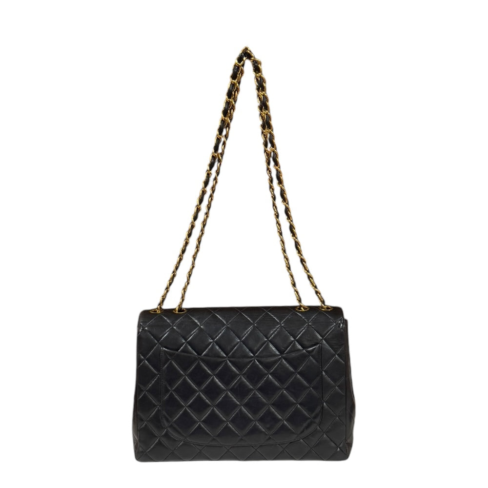 CHANEL シャネル デカマトラッセ30 ショルダーバッグ ラムスキン