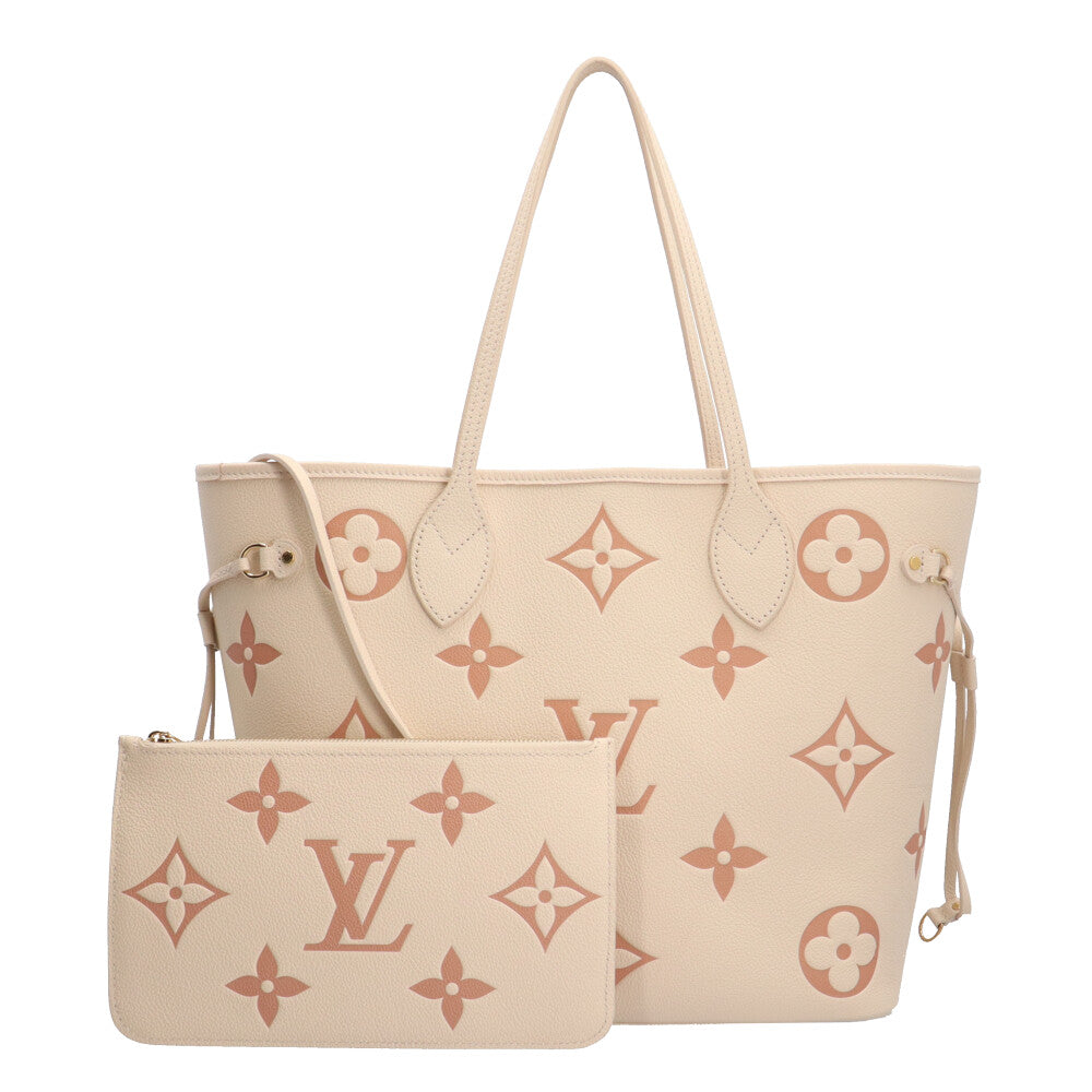 Louis Vuitton Neverfull MM Monogram Empreinte Tote Bag Monogram