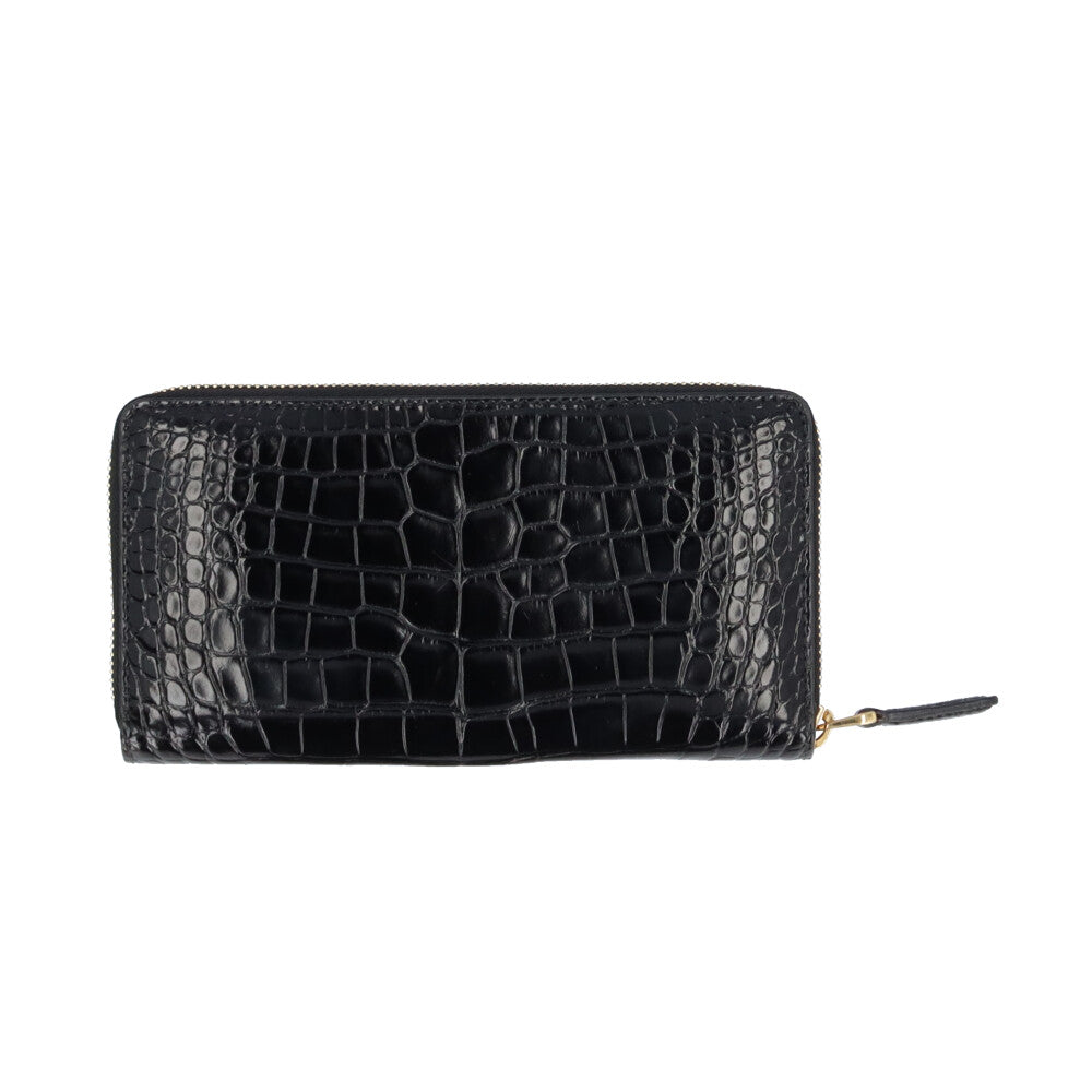 GUCCI Zip Around Wallet Long Wallet Crocodile Unisex Used – 【公式