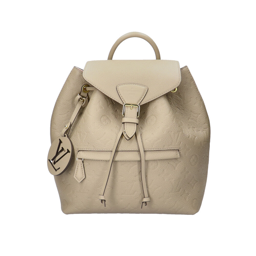 新品同様 ルイ ヴィトン バッグ モノグラム アンプラント モンスリ PM バックパック ノワール レディース 90301020 【中古】ブランド ルイヴィトン LOUIS VUITTON モンスリPM モノグラムアンプラント