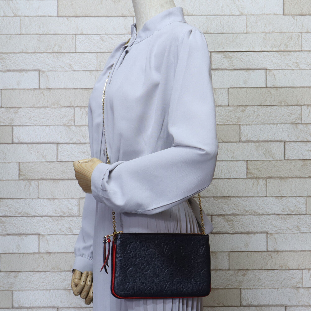 ルイヴィトン LOUIS VUITTON ポシェットドゥーブルジップ モノグラム