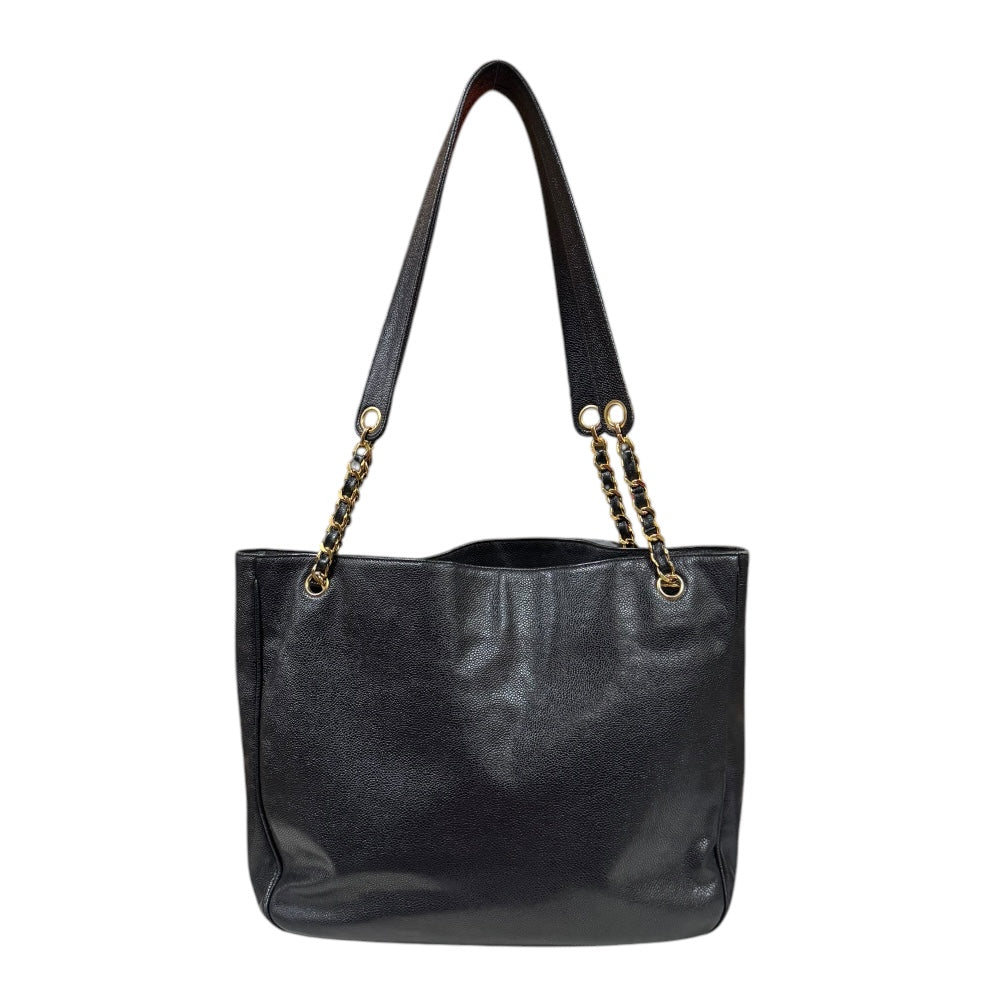 CHANEL シャネル ラージ ココマーク トートバッグ キャビア