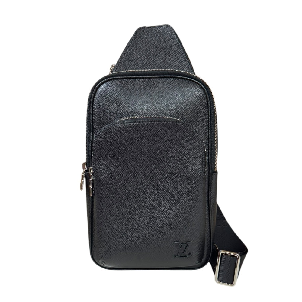 ルイヴィトン LOUIS VUITTON タイガ ボディバッグ ノワール LOUIS VUITTON ルイヴィトン アヴェニュースリングバッグ タイガ