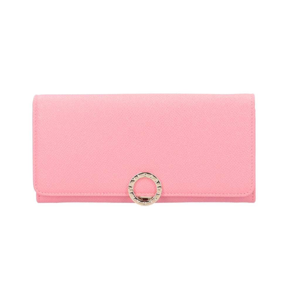 BVLGARI Bulgari Logo Clip Bulgari Burgari Long Wallet Leather