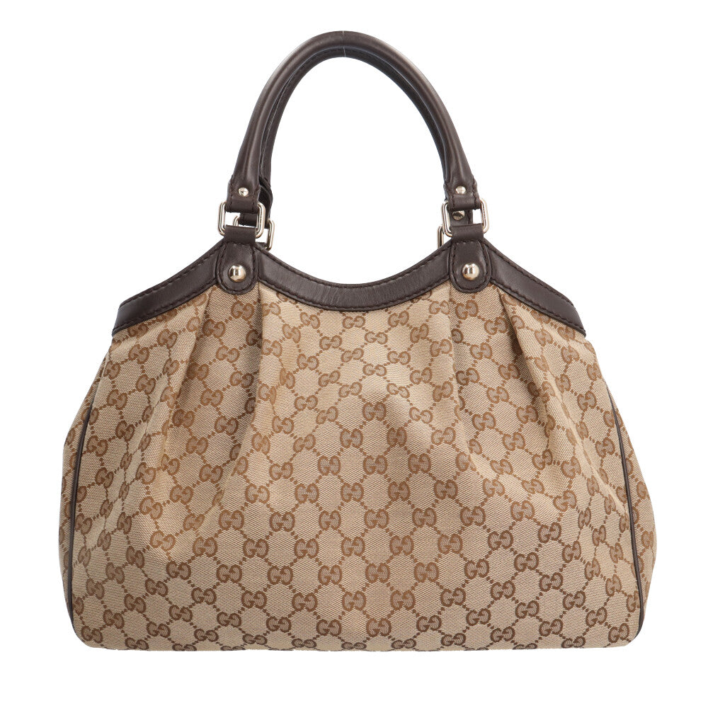 GUCCI グッチ ディアマンテ GGキャンパス ハンドバッグ GGキャンバス