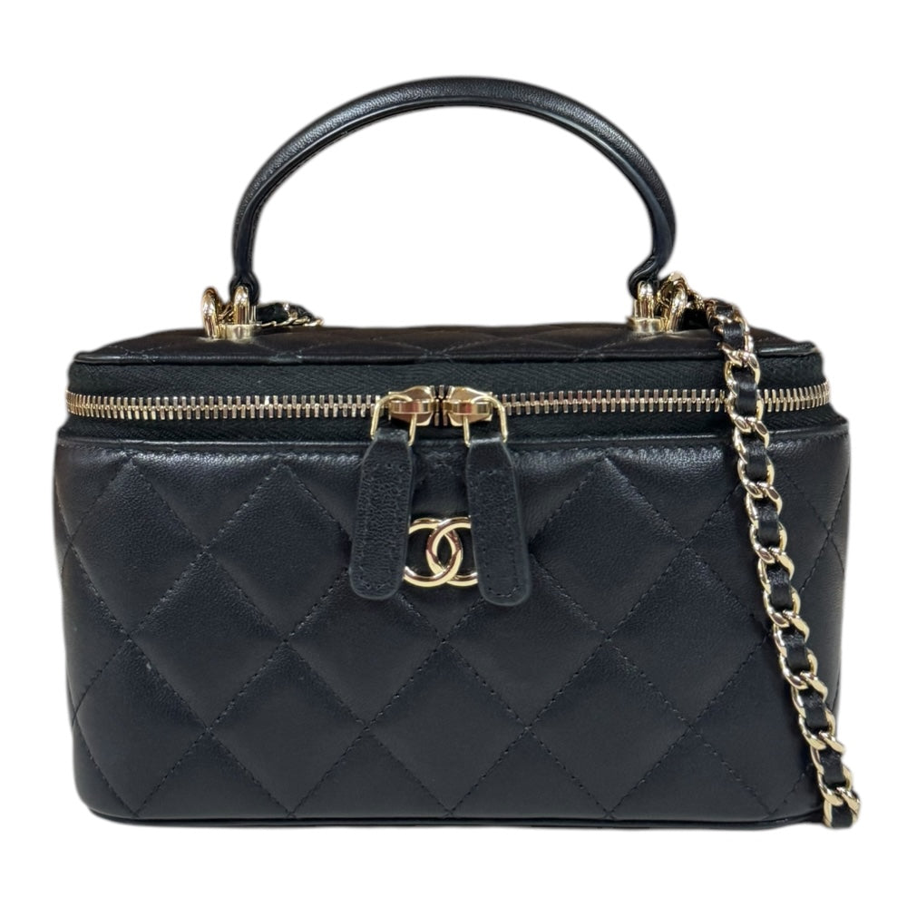 CHANEL シャネル バニティケース マトラッセ ショルダーバッグ
